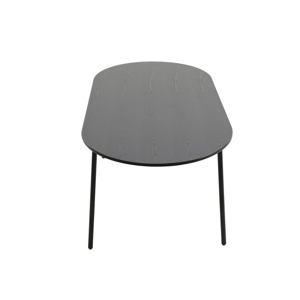 Tule 9-Piece Dining Set in Steel Frame with 8 Upholstered Seat Dining Table. Picture 10