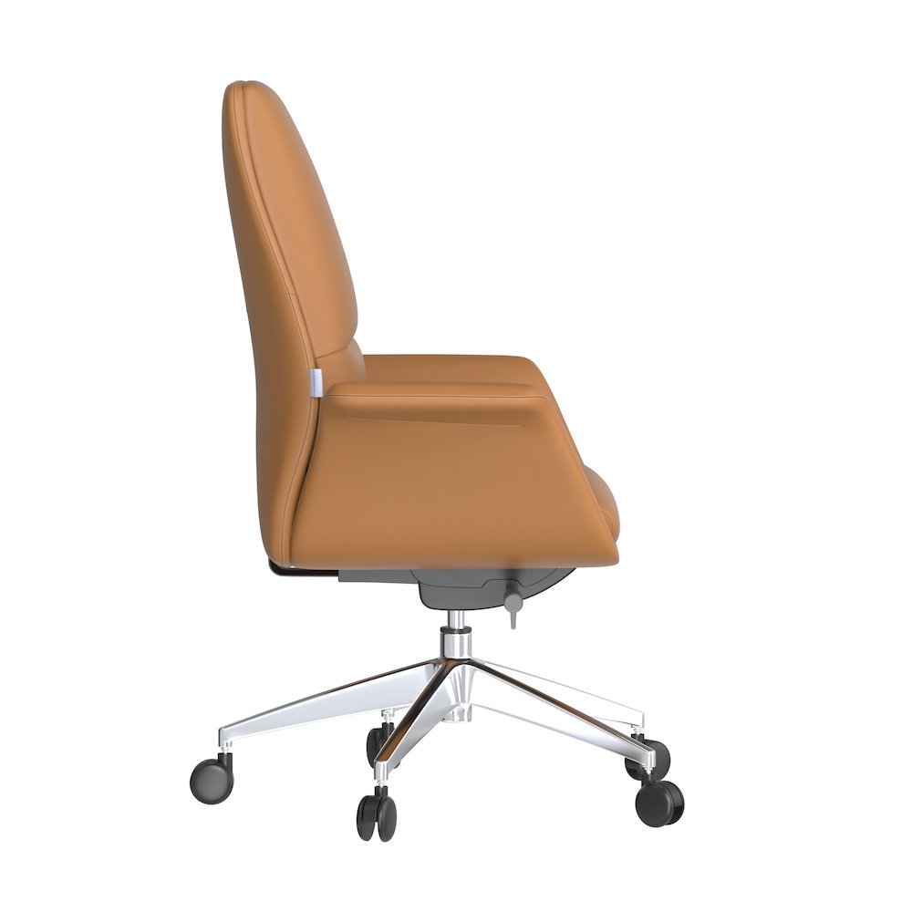 Summit Series Office Chair In Acorn BrownLeather. Picture 5
