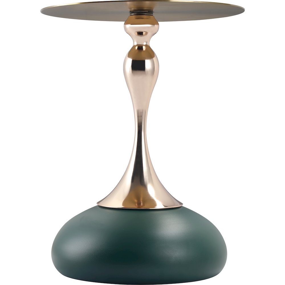 Savoy Collection Modern End Table In Green. Picture 14