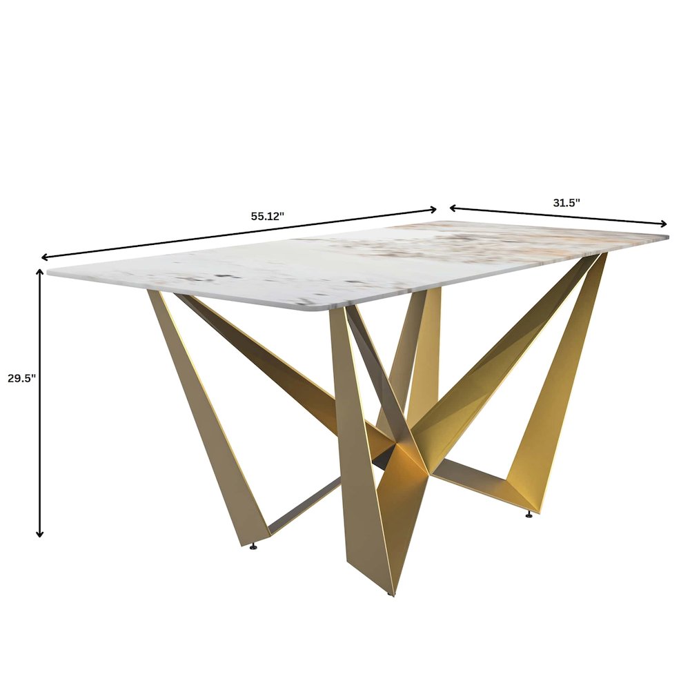 Nuvor Mid-Century Modern Dining Table. Picture 17