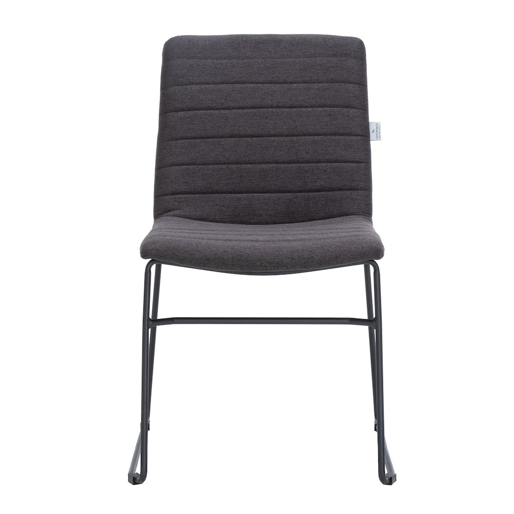 Zylar Series Office Guest Chair in Brown Fabric. Picture 2