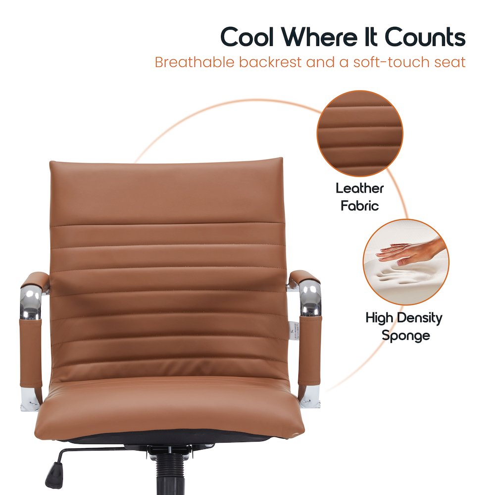 Harris Modern Adjustable Office Executive Swivel Chair Task Office Chair. Picture 14
