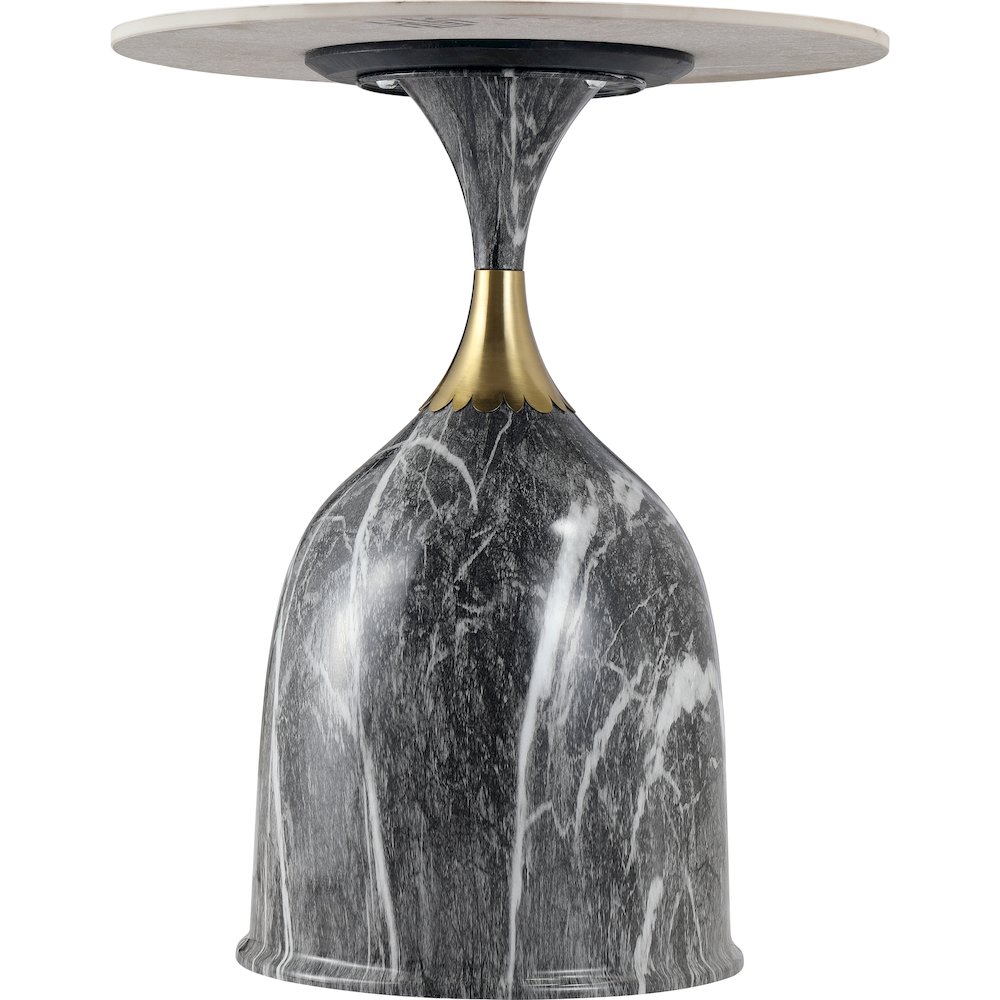 Oslo Collection Modern End Table In Grey. Picture 13