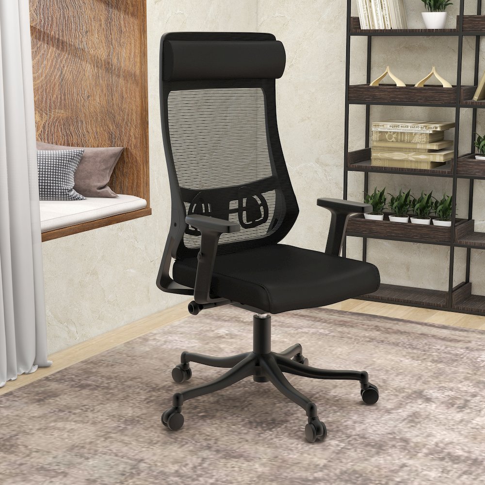 Office Dale Series Office Task Chair In Black. Picture 12