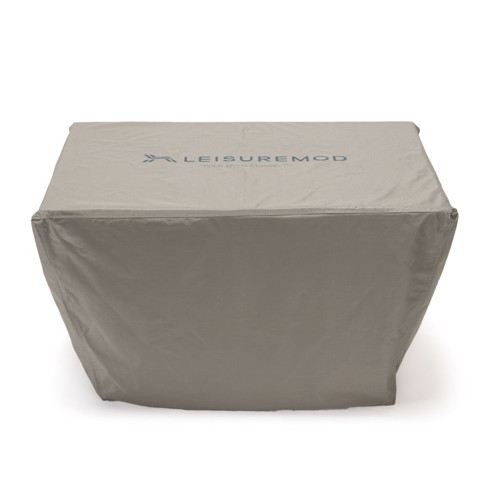 Chelsea Waterproof Fabric Rectangle Fire Pit Table Cover. Picture 3