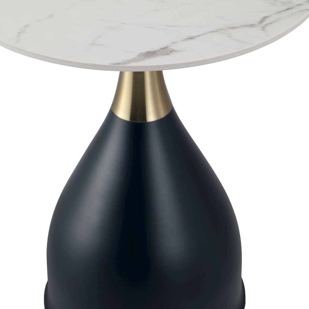 Bento Collection Modern End Table In Black. Picture 29