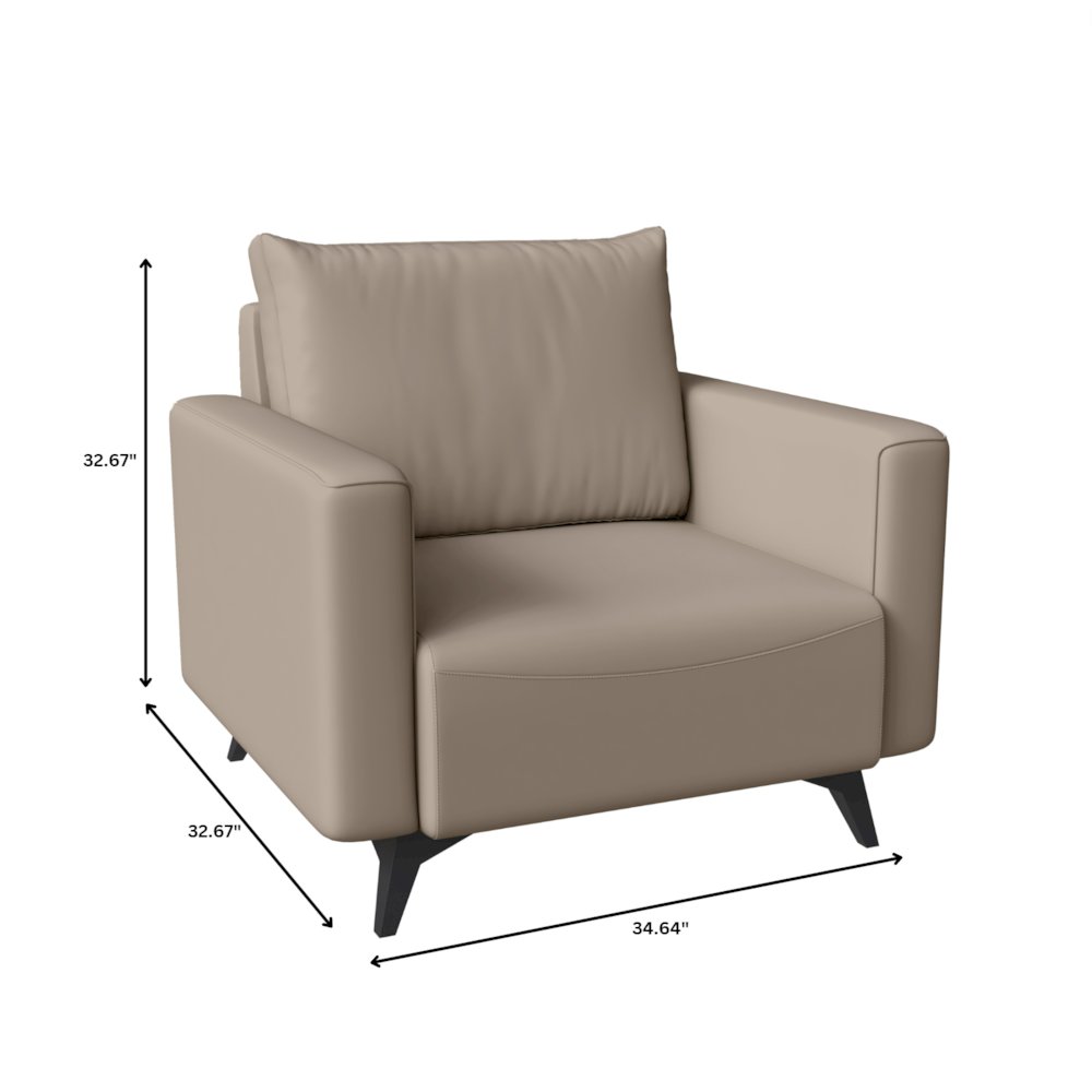 Inno Collection Single Seater Sofa In Taupe. Picture 11