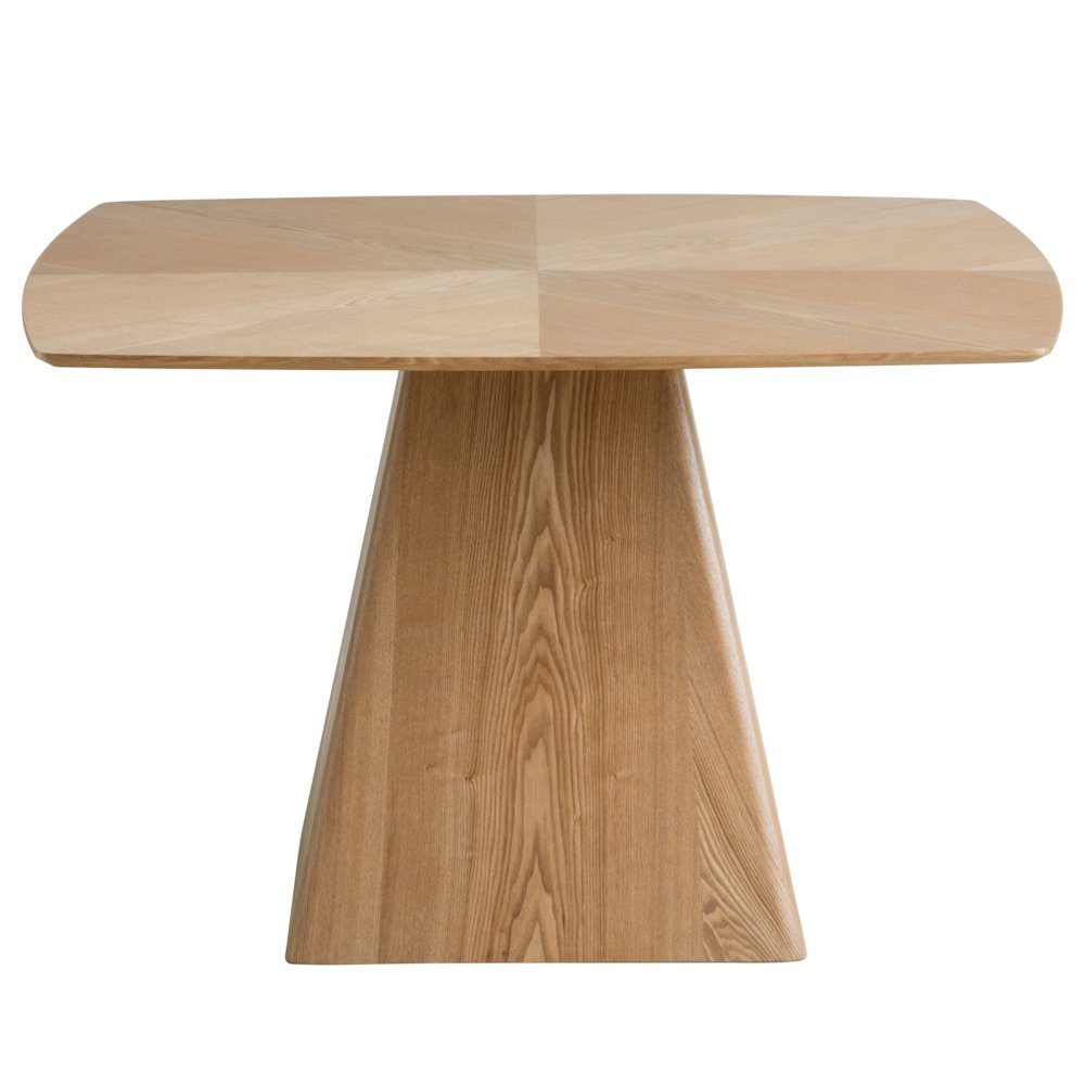 Zephry Collection Modern Dining Wooden Square Dining Table in Natural Wood. Picture 11