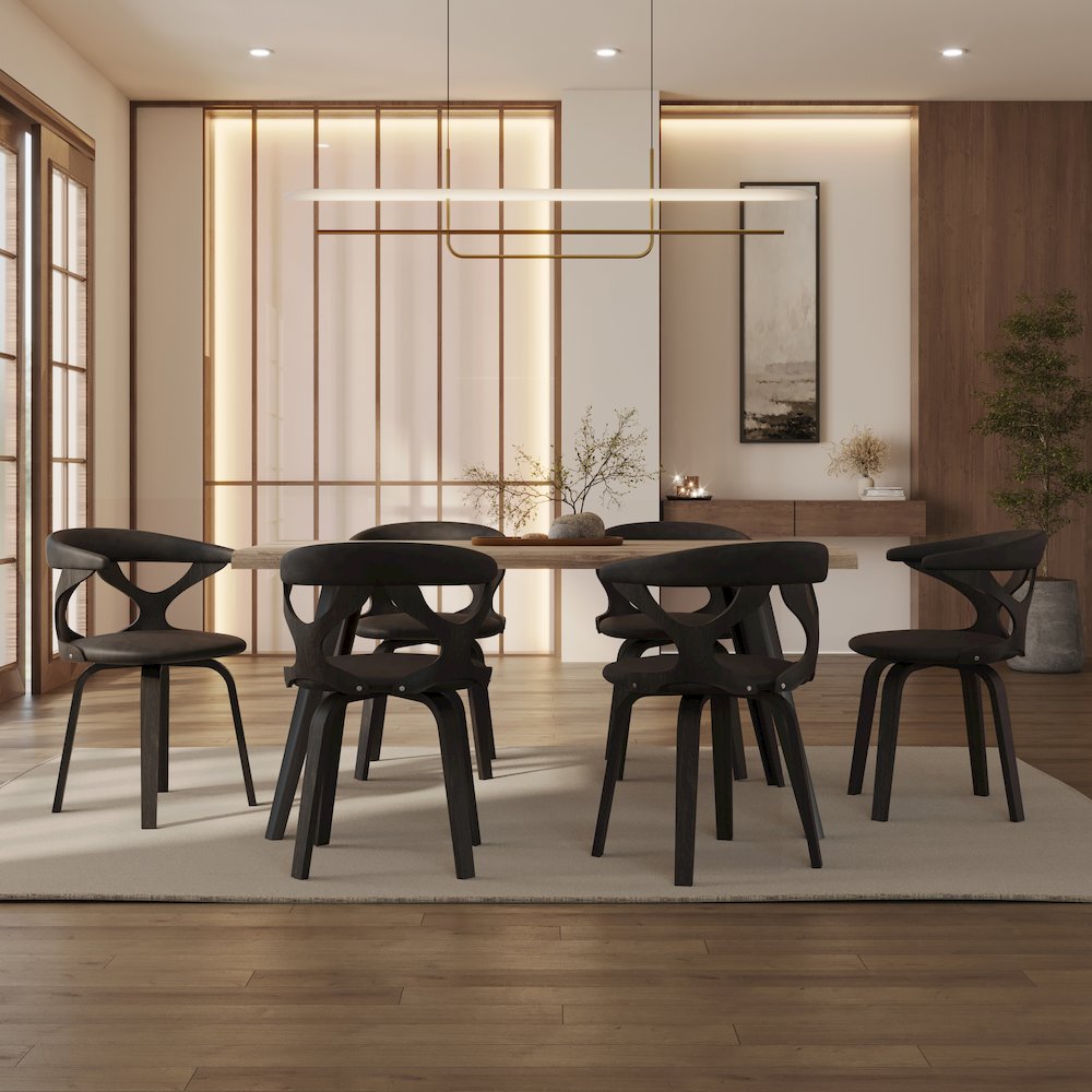 Modern Wooden Dining Chair. Picture 4