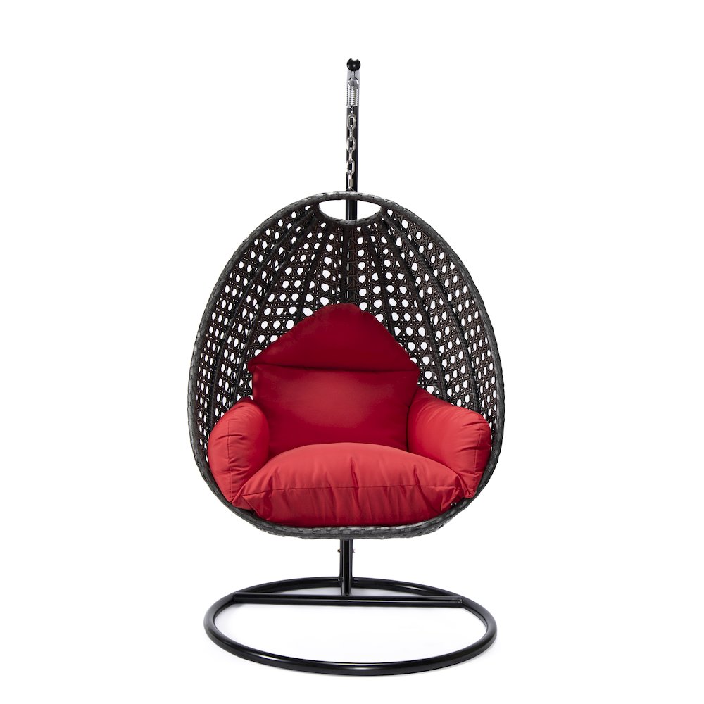 Charcoal Wicker Hanging Egg Swing Chair. Picture 2