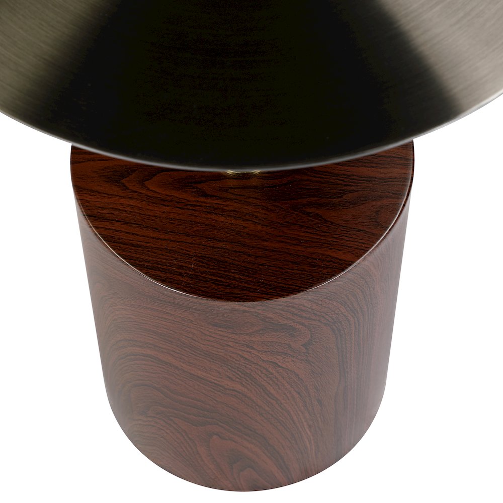 Malta Collection Modern End Table In Brown. Picture 12