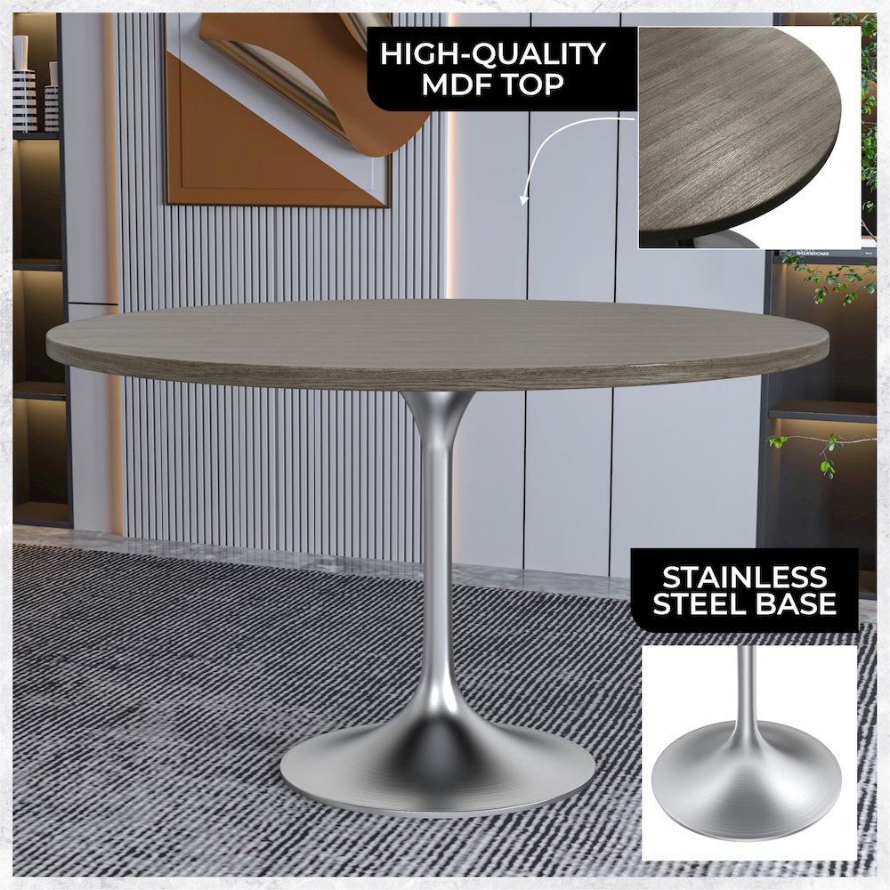 Verve Collection 48" Round Dining Table. Picture 2