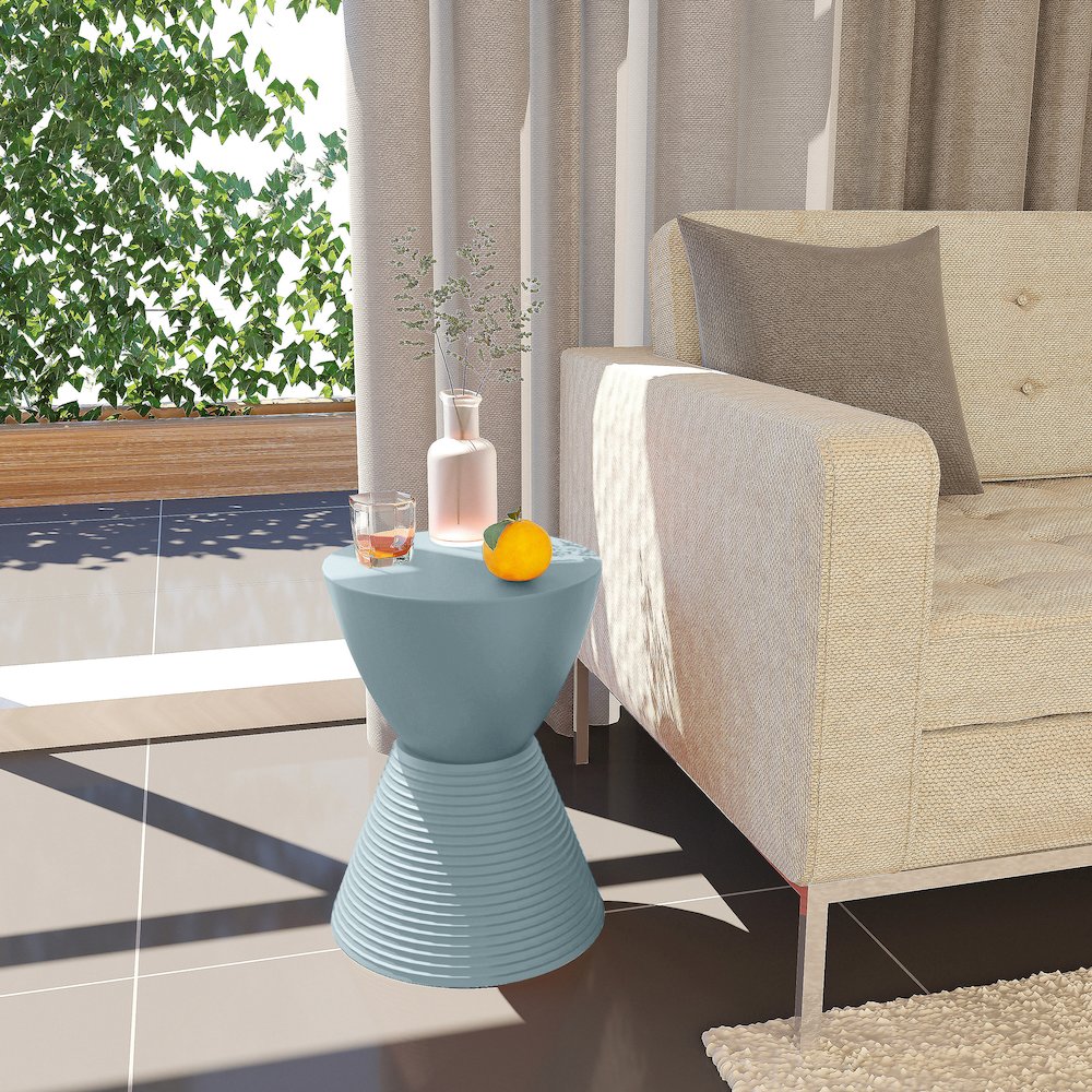 Modern Round  Boyd Side Table. Picture 9
