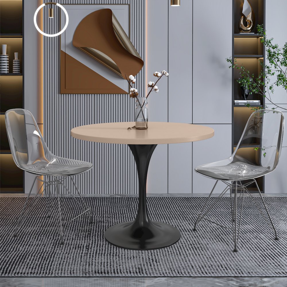 Verve Collection 36 Round Dining Table. Picture 8