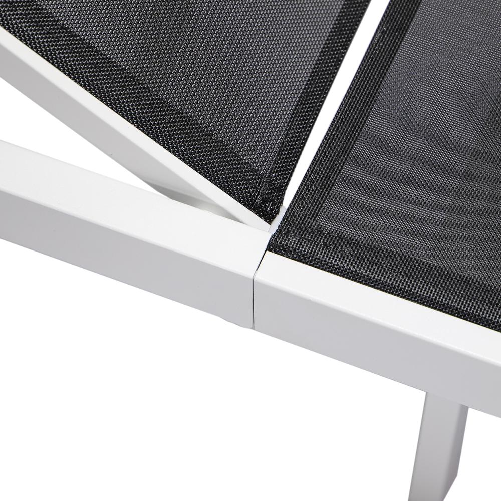 Aluminum Outdoor Patio Chaise Lounge Chair Set of 2. Picture 22