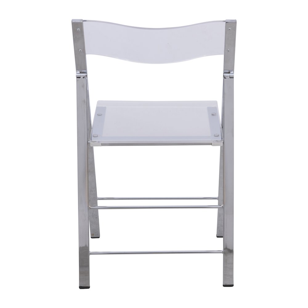 Menno Modern Acrylic Folding Chair. Picture 12