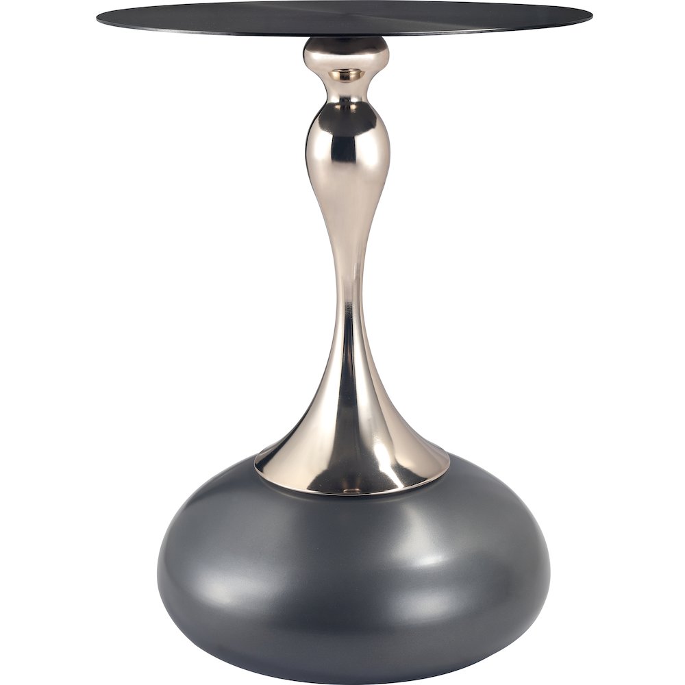 Savoy Collection Modern End Table In Grey. Picture 12
