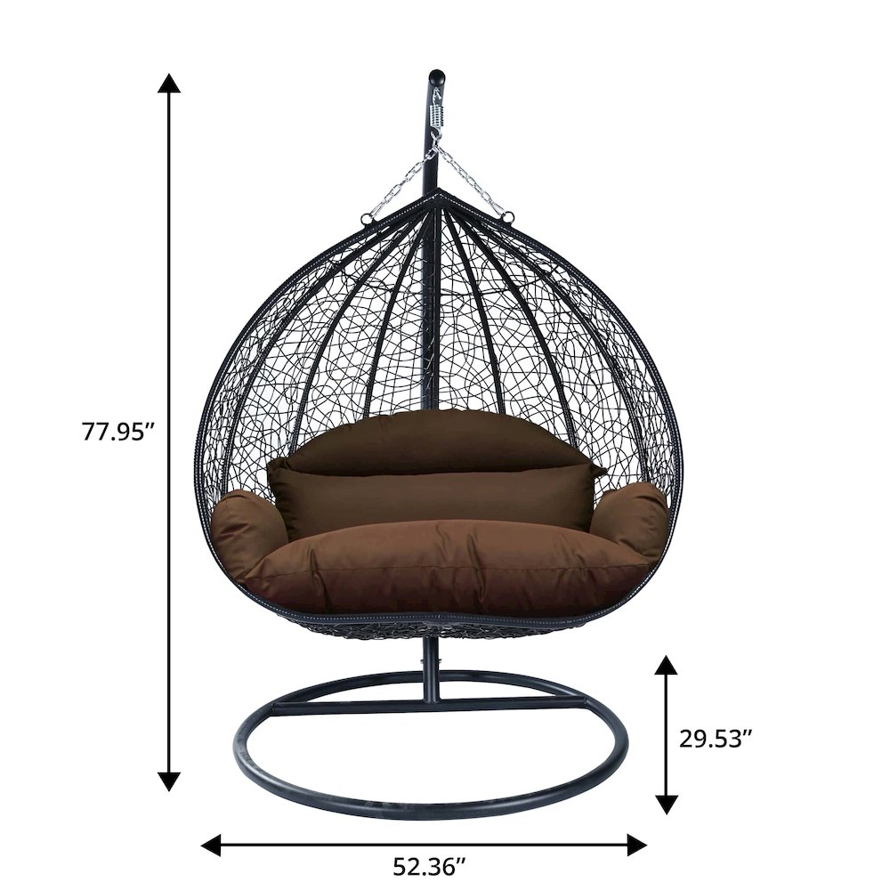Recluse Collection Modern Outdoor Swing Chair. Picture 16
