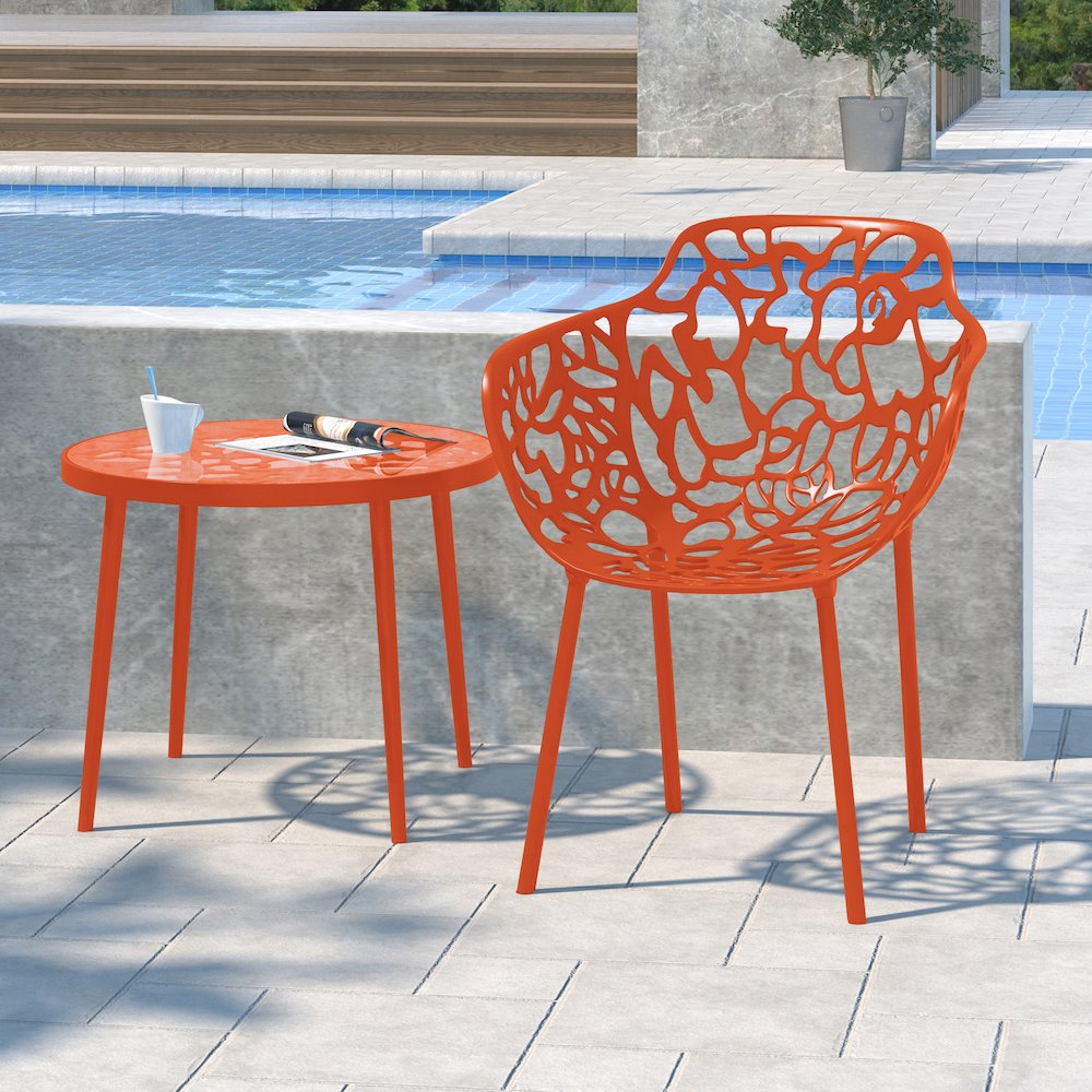 Modern Devon Aluminum Armchair. Picture 2