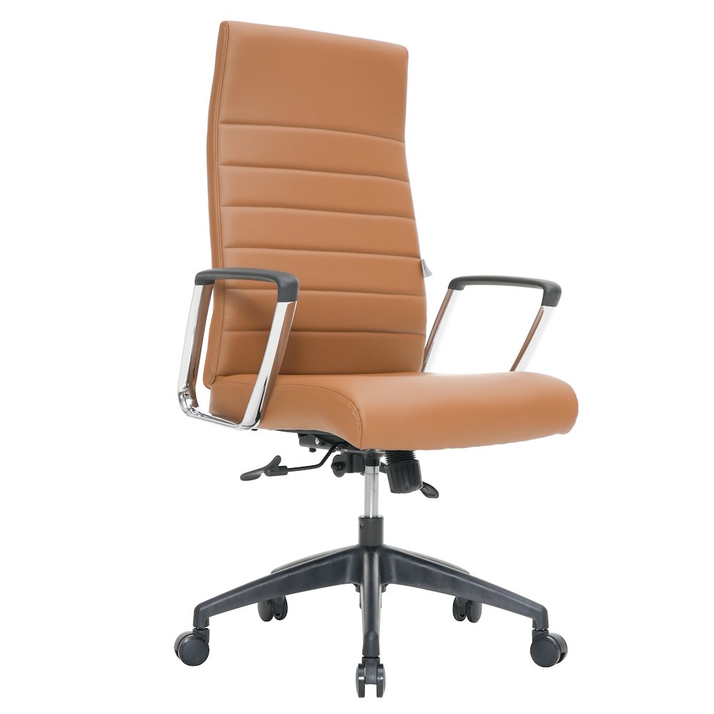 Hilton Modern High-Back Leather Office Chair. Picture 5