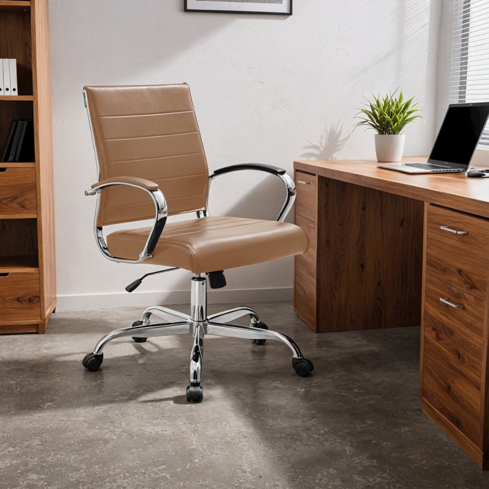 Benmar Leather Office Chair. Picture 31