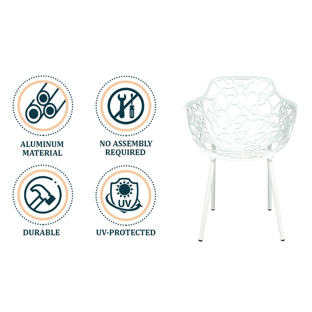 Modern Devon Aluminum Armchair. Picture 22