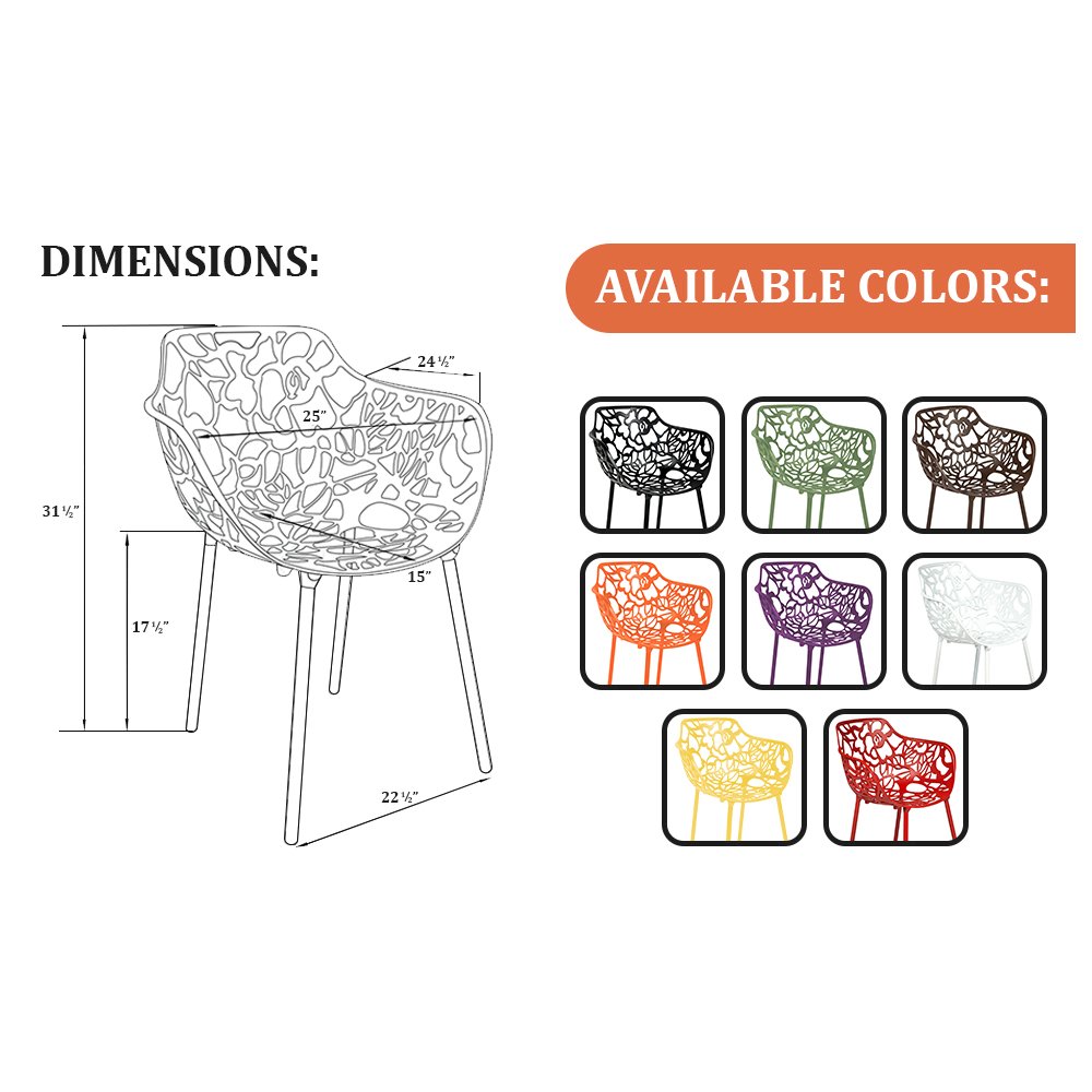 Modern Devon Aluminum Armchair. Picture 13