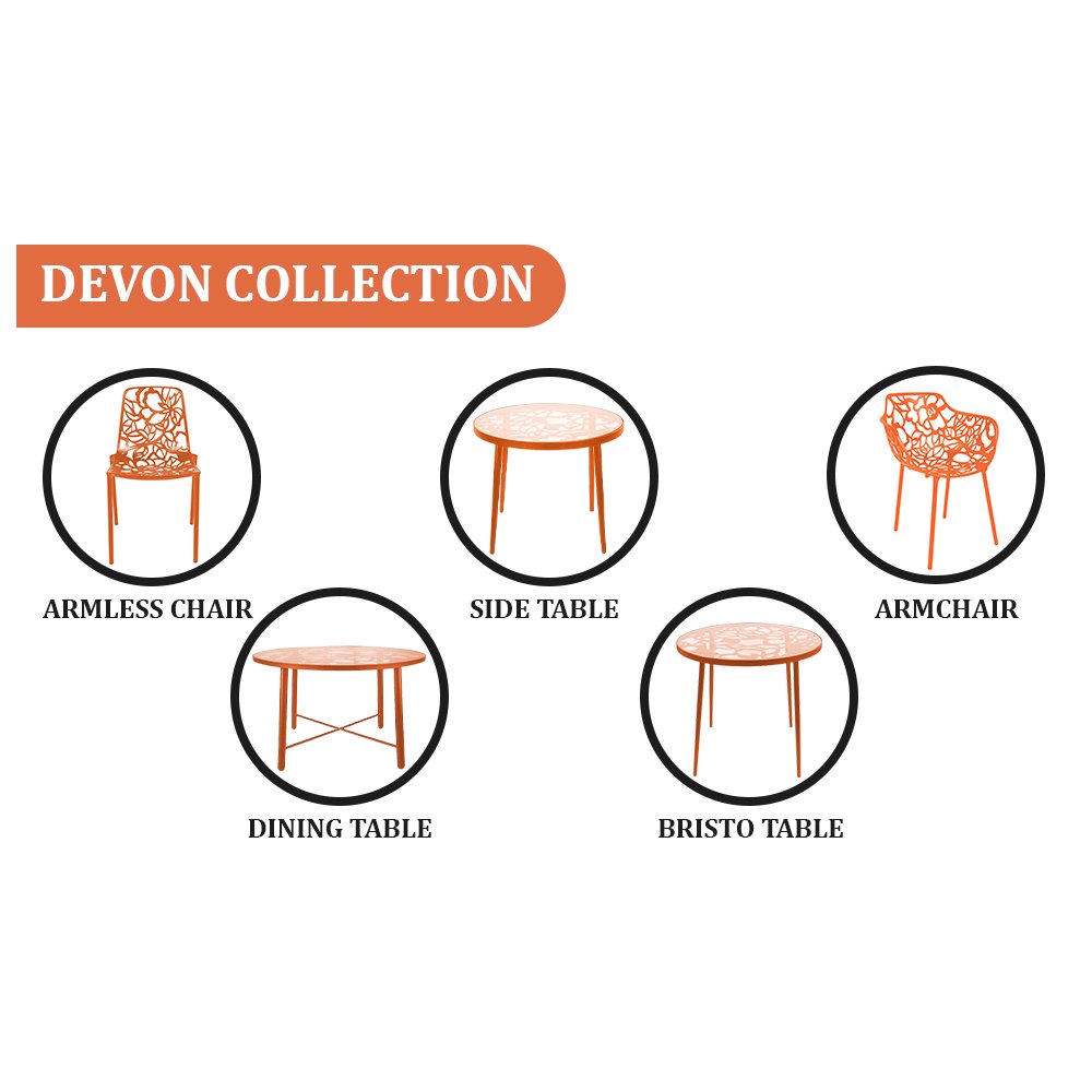 Modern Devon Aluminum Armchair. Picture 14