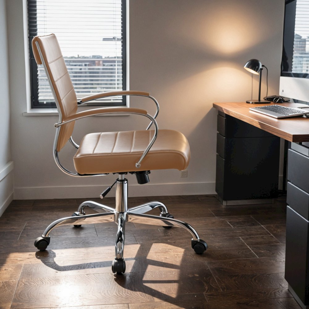 Benmar Leather Office Chair. Picture 29