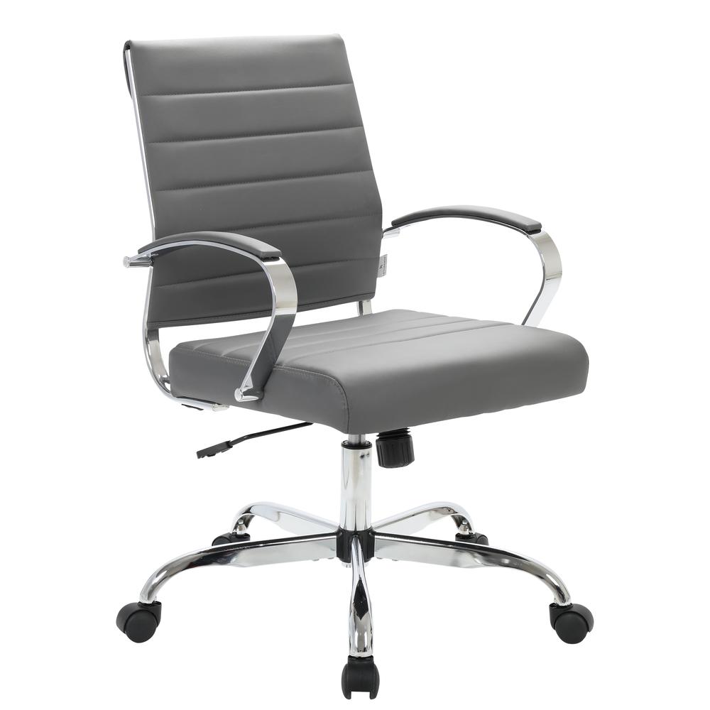 Benmar Leather Office Chair. Picture 1