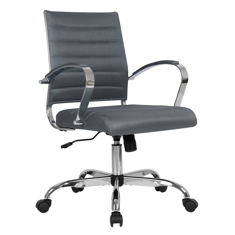 Benmar Home Mesh Office Chair in Grey. Picture 1