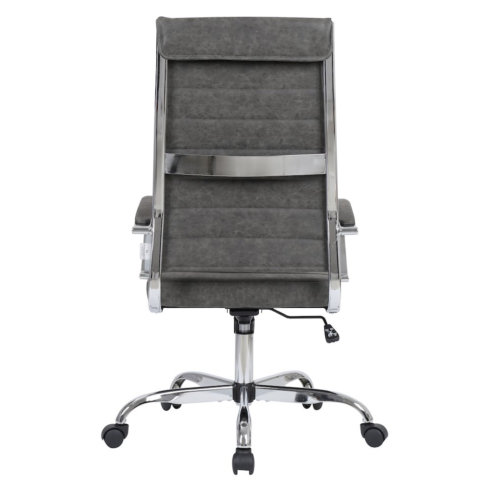 Benmar High-Back Leather Office Chair. Picture 33