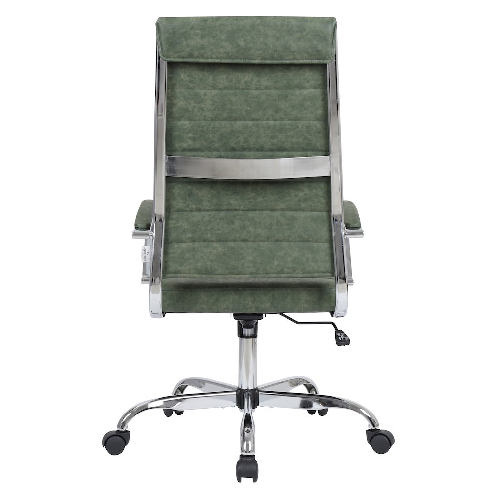 Benmar High-Back Leather Office Chair. Picture 30