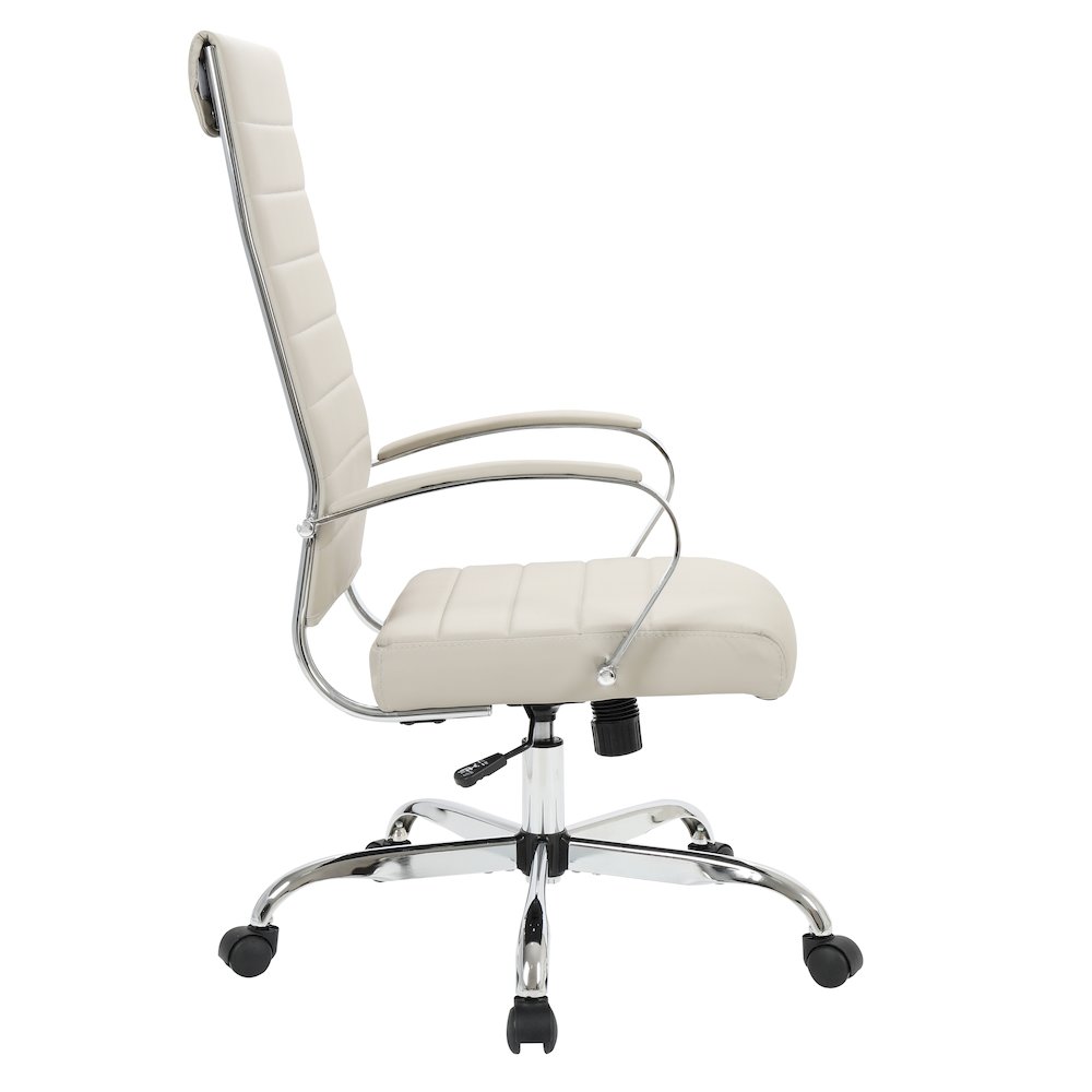 Benmar High-Back Leather Office Chair. Picture 28