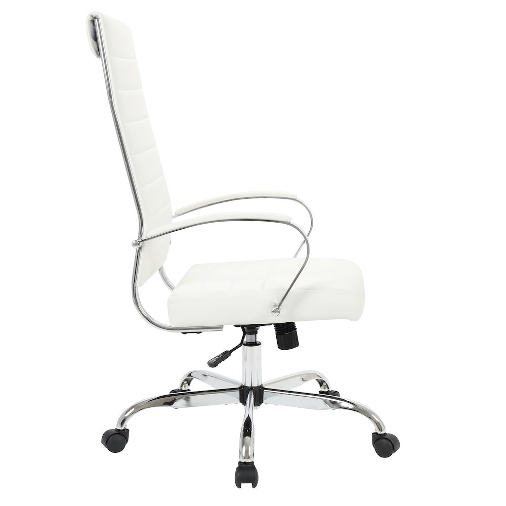 Benmar High-Back Leather Office Chair. Picture 30