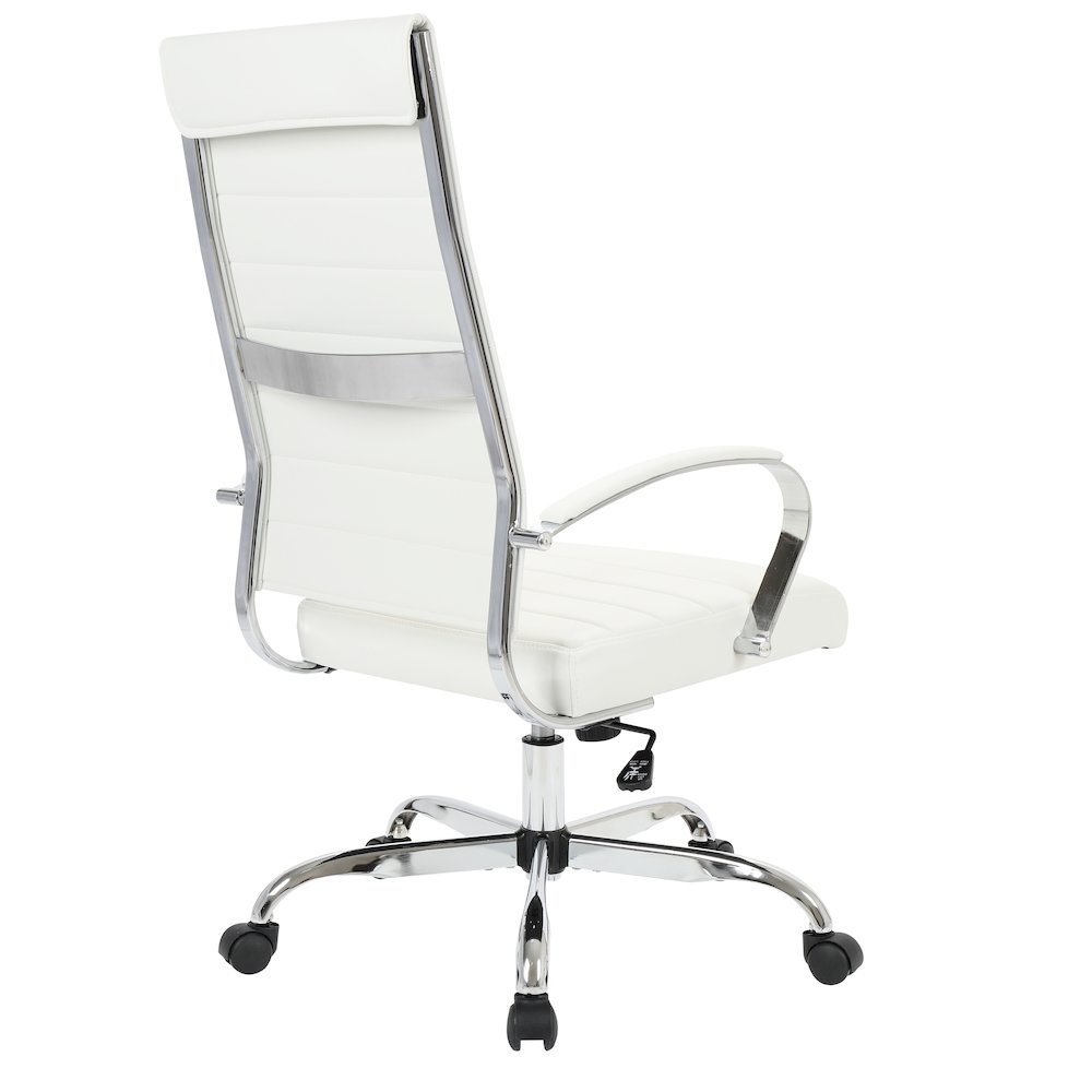 Benmar High-Back Leather Office Chair. Picture 36