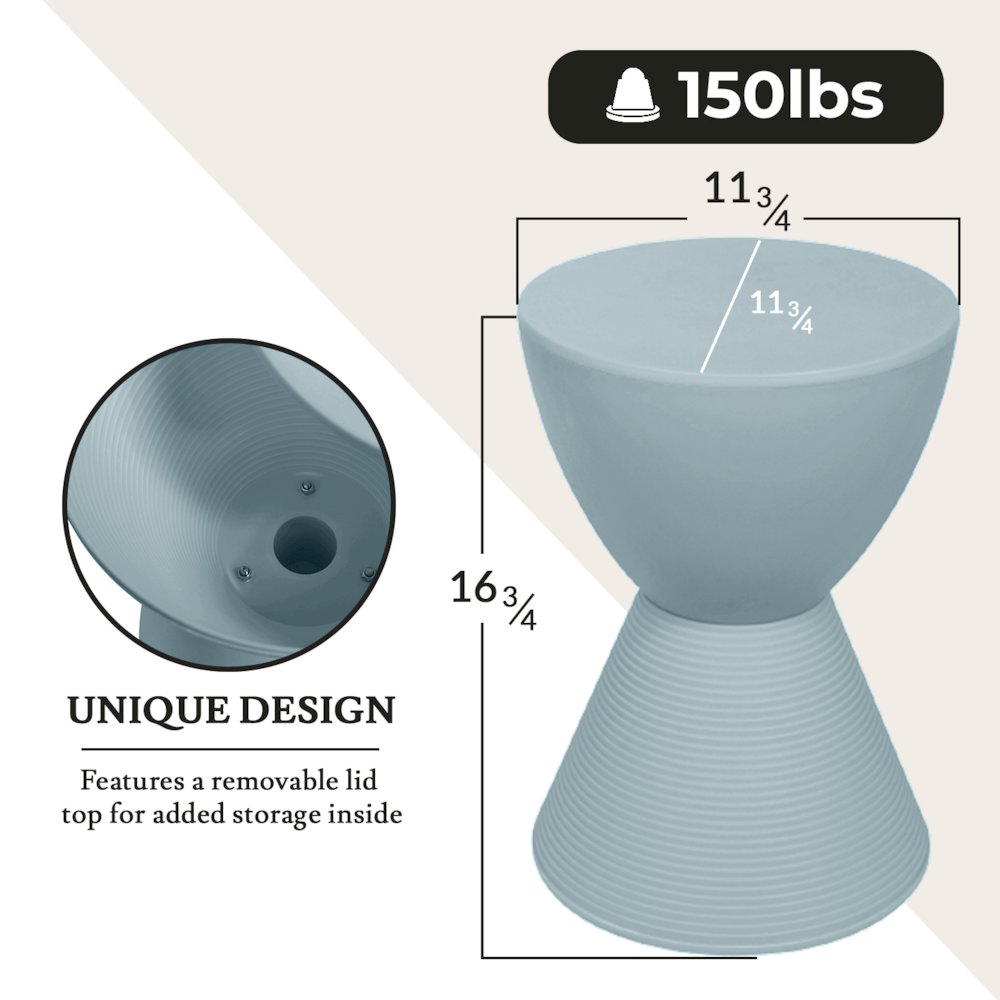 Modern Round  Boyd Side Table. Picture 24
