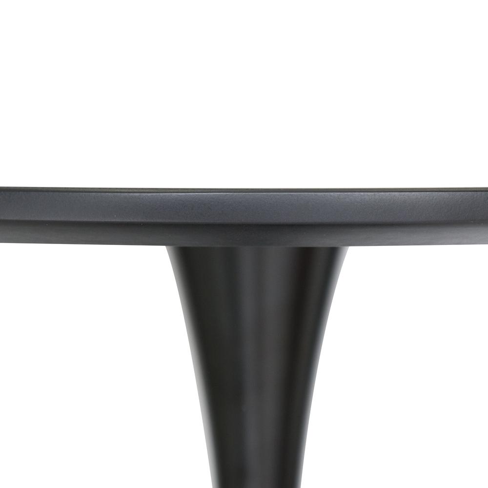 Round Dining Table with Wood Top. Picture 4