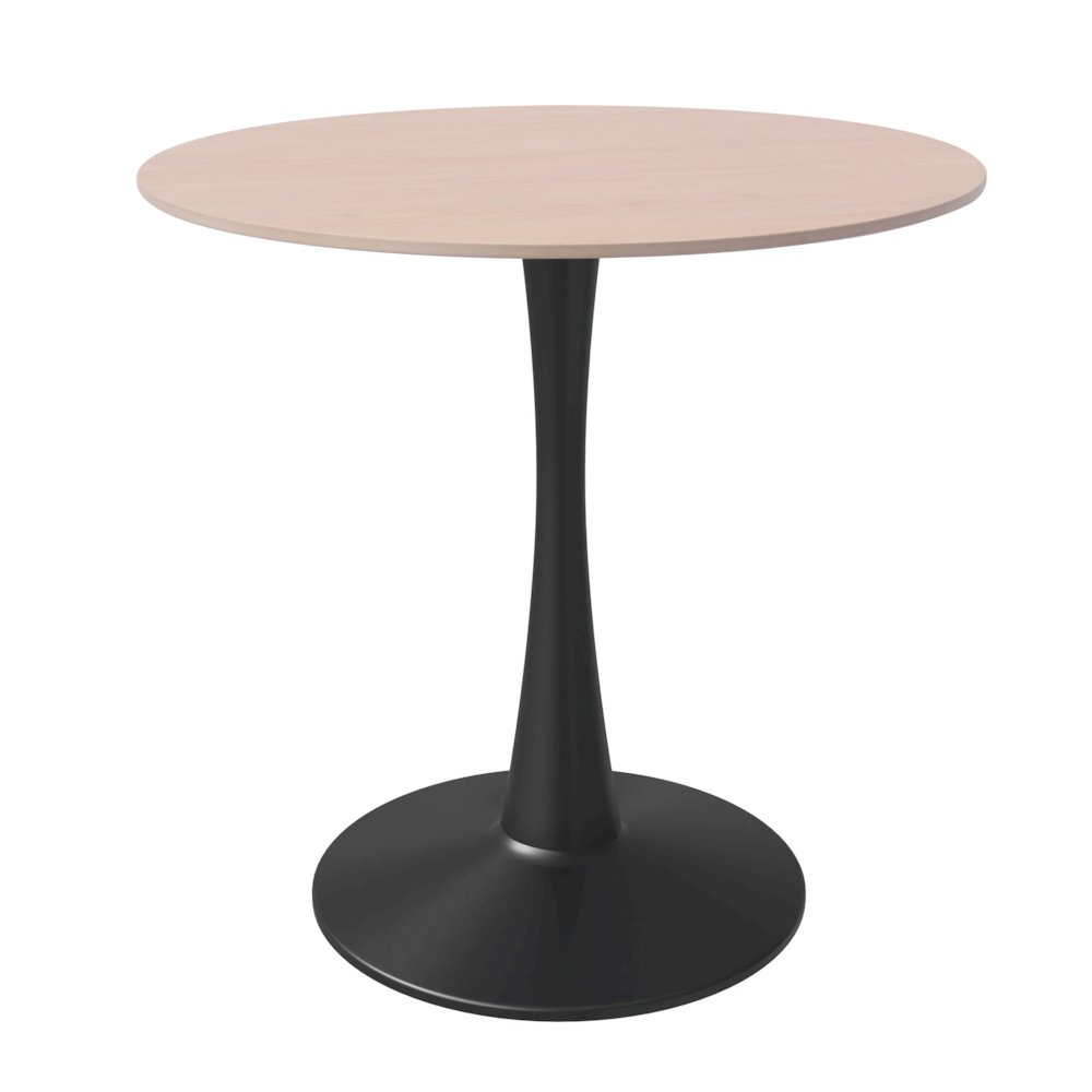 Bristol - Bistro Table - Black Natural wood Top. Picture 21