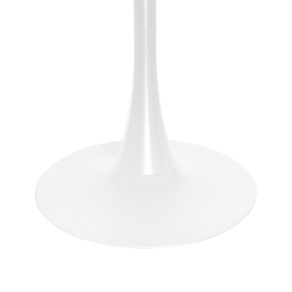 Round Dining Table with Wood Top. Picture 3