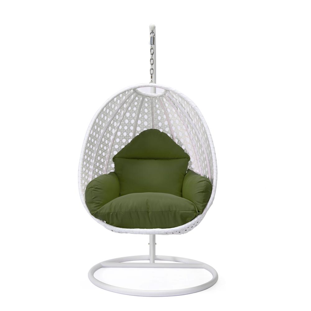 Charcoal Wicker Hanging Egg Swing Chair. Picture 1