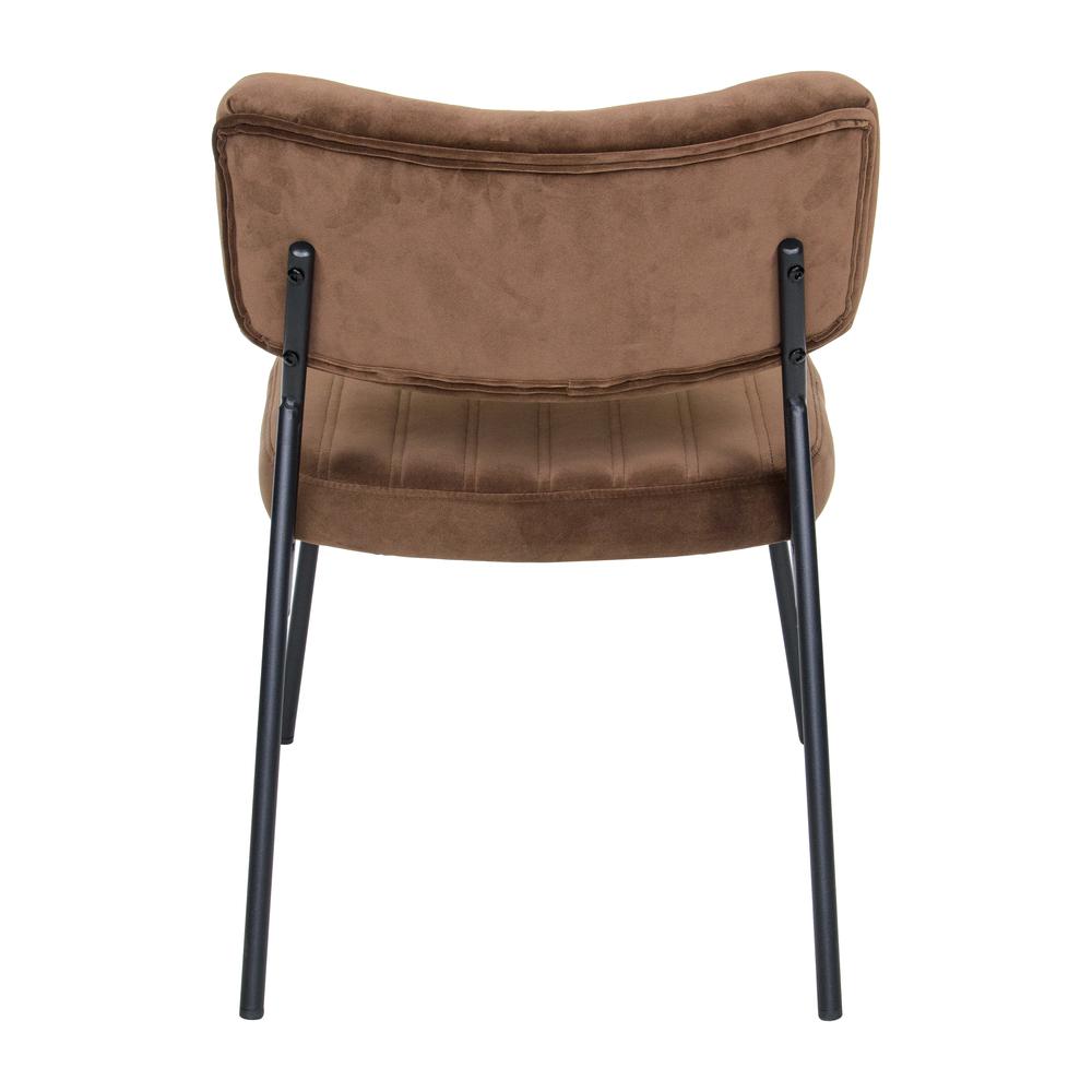 Marilane Velvet Accent Chair With Metal Frame. Picture 4