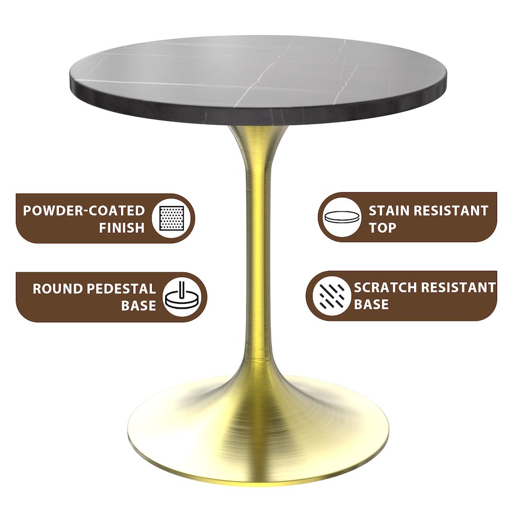 Verve Collection 27 Round Dining Table. Picture 2