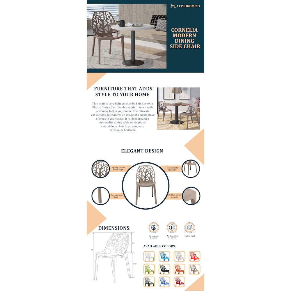 Modern Cornelia Dining Chair. Picture 10