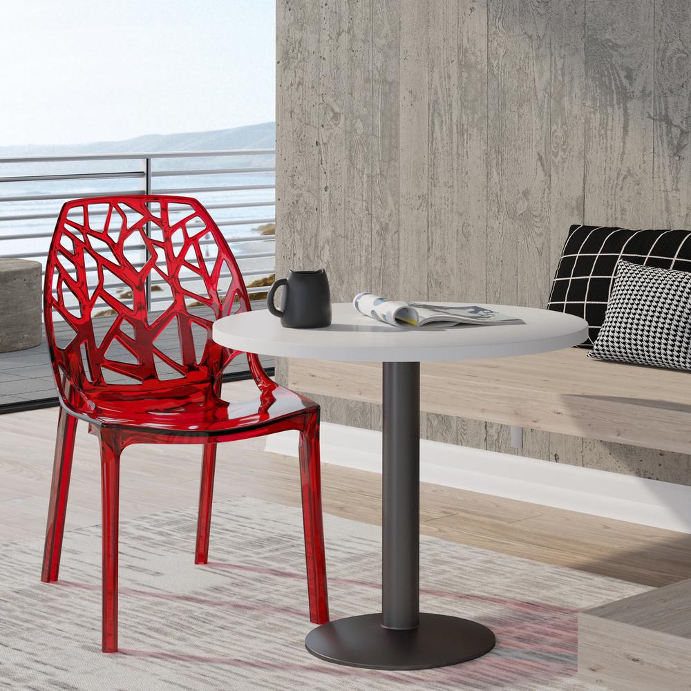 Cornelia Modern Spring Cut-Out Tree Design Stackable Dining Chair. Picture 12