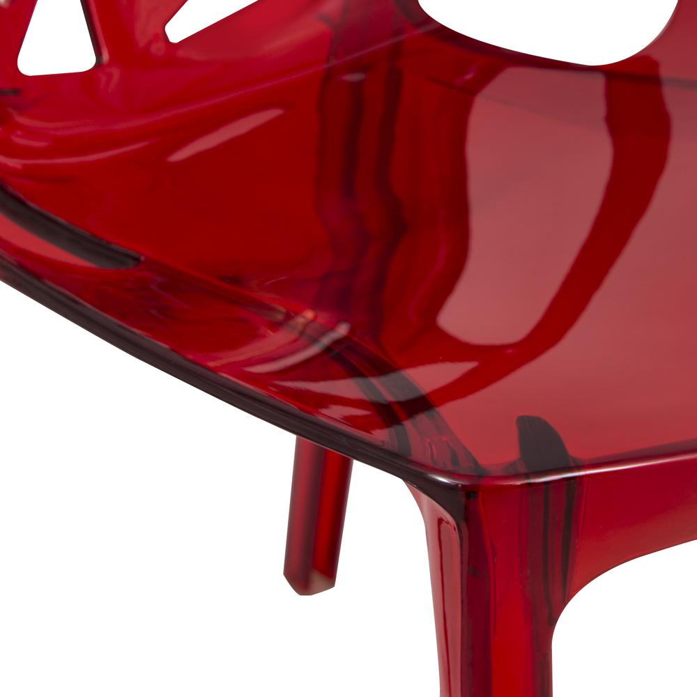 Cornelia Modern Spring Cut-Out Tree Design Stackable Dining Chair. Picture 8