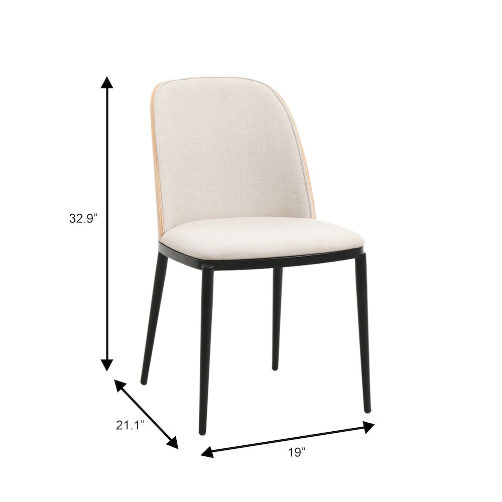 Tule Mid-Century Modern Dining Side Chair. Picture 16