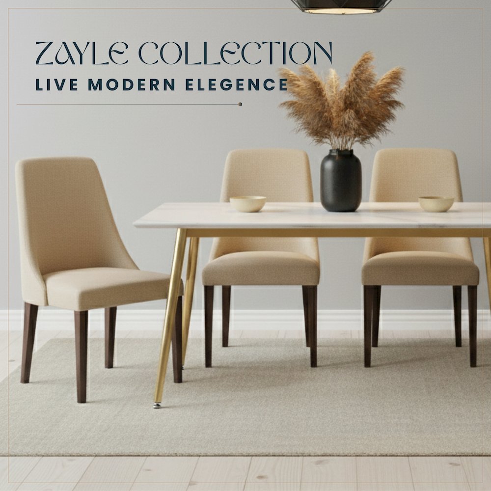 Zayle Series Modern Dining Table. Picture 9