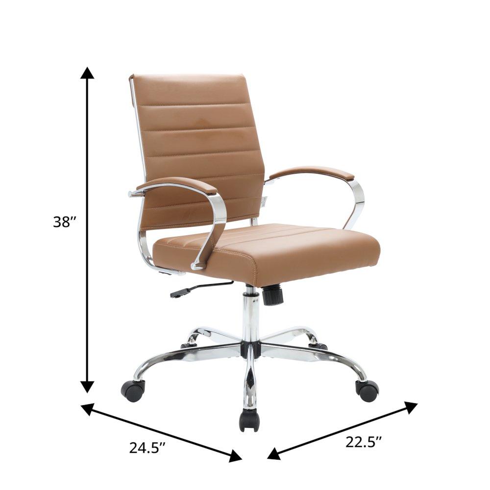 Benmar Leather Office Chair. Picture 24