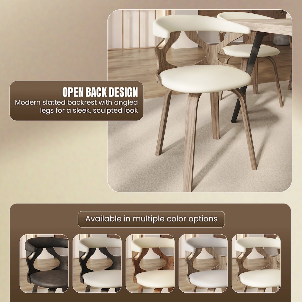 Modern Wooden Dining Chair. Picture 5